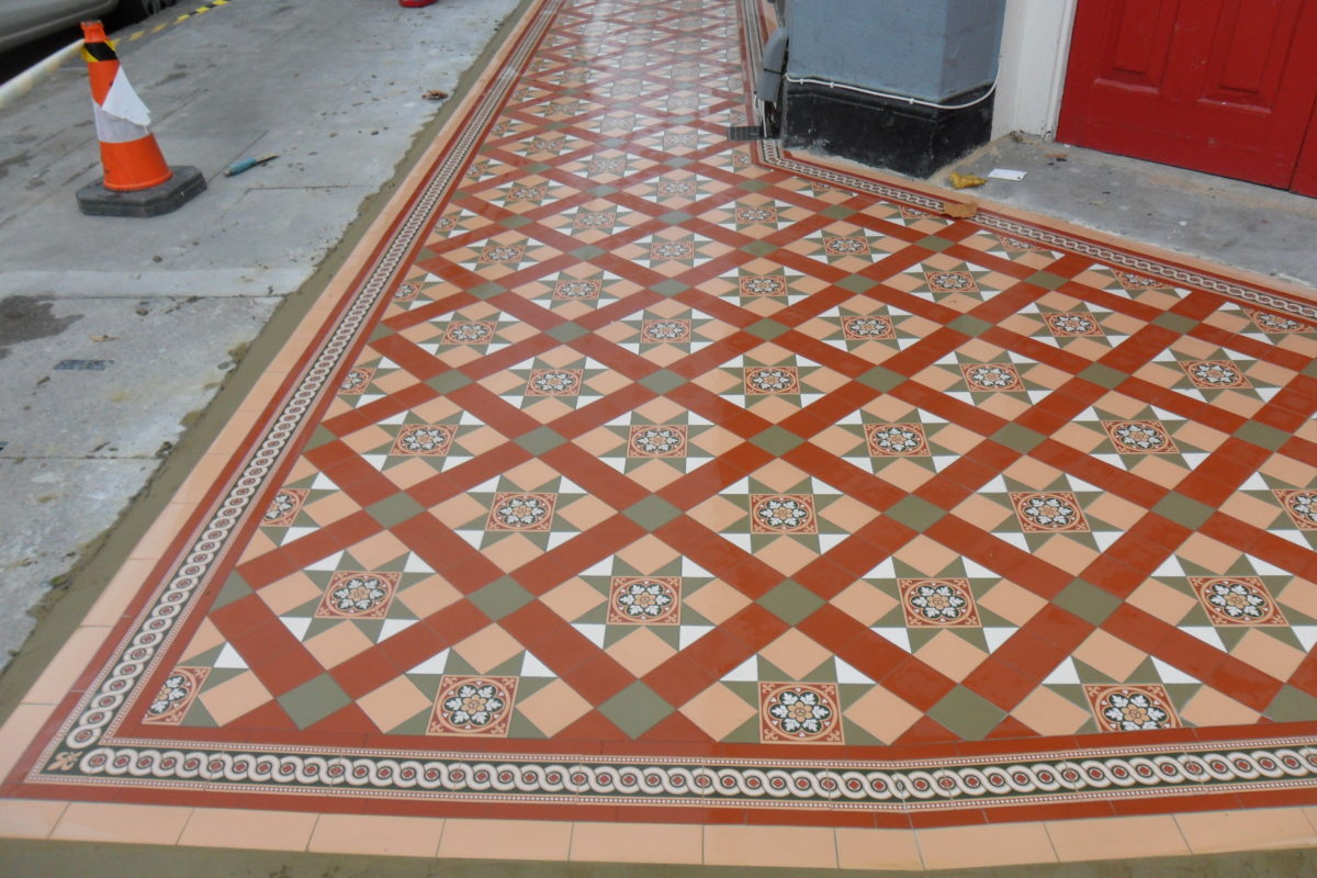Stunning Victorian tiles installed in Camden