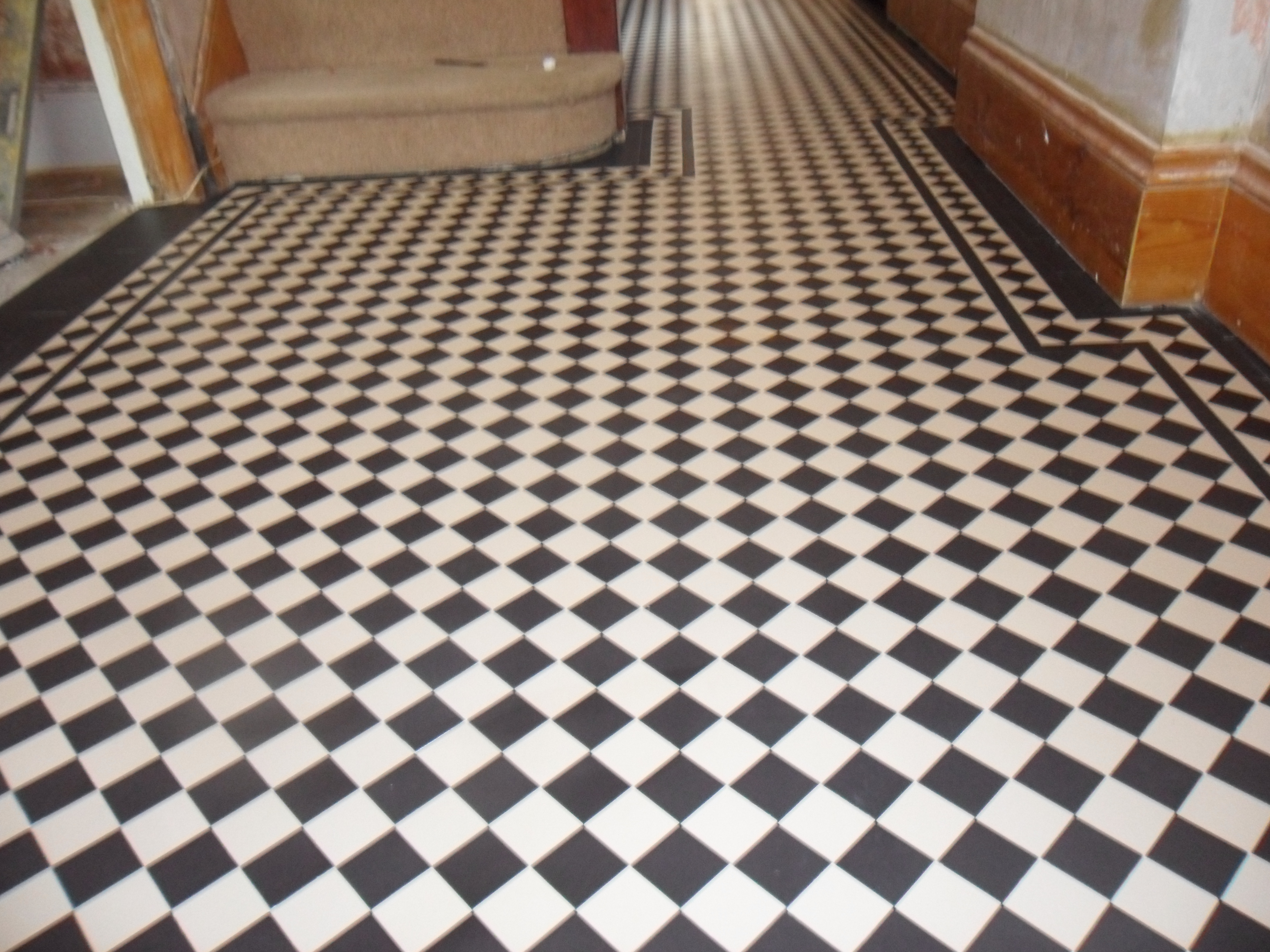 Large Victorian checkerboard London