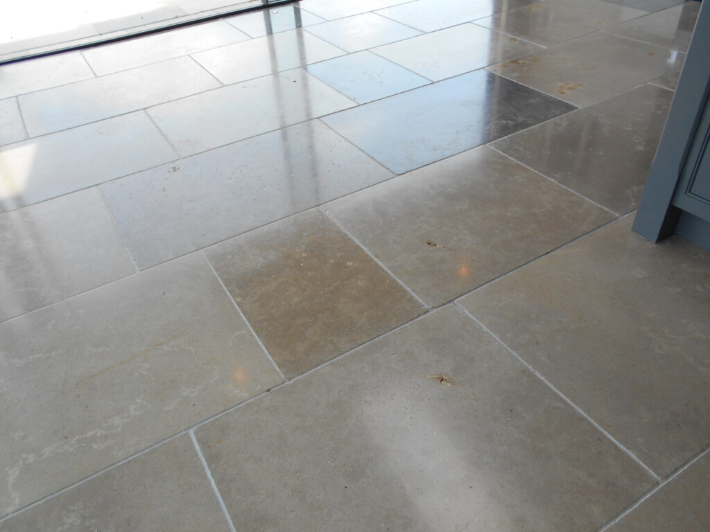 beautiful limestone polished and sealed in North London- marble polishing service